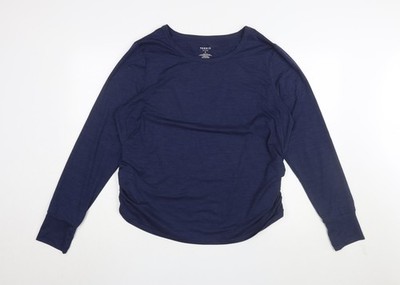 Torrid Damen T-Shirt blau, Größe 2, Langarm
