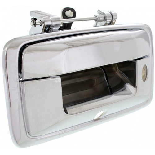 For GMC Sierra 1500 Tailgate Handle 2014 2015 Outside w/ Key Hole & Cam Hole - Picture 6 of 6