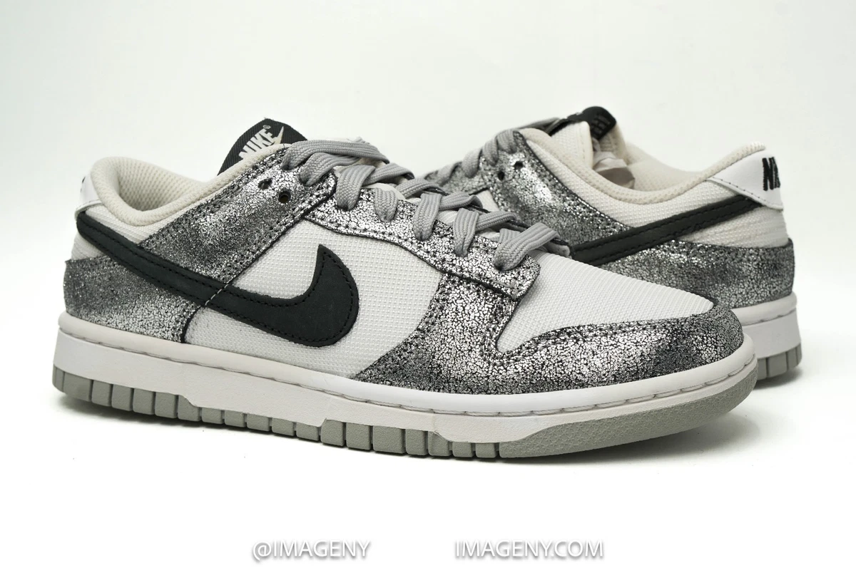 Preços baixos em Nike Dunk Low Metallic Silver W | eBay