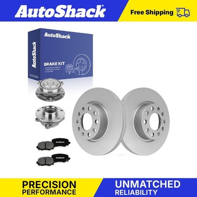 Rear Brake Rotors Premium Ceramic Pads Hubs for Jeep, Cherokee 2014-2021