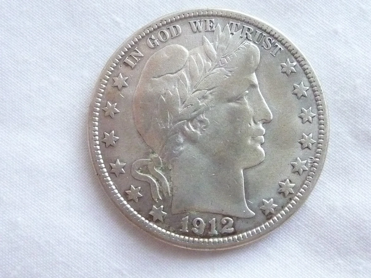 1912 Year Barber Half Dollars (1892-1915) for sale | eBay