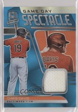 2021 Spectra Game Day Spectacle Jerseys Neon Blue Prizm 2/50 Chris Davis 0y4a