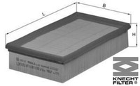 Knecht LX105 Luftfilter Luftfiltereinsatz FüR BMW FüR Alpina FüR Bertone