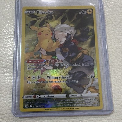 Pikachu TG05/TG30 Lost Origin Trainer Gallery Ultra Rare Holo Full Art