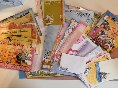 Diddl Paket, 120 Teile, Blätter Weiß & Bunt, Notizzettel, Postkarte