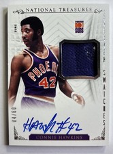 2013-14 Panini National Treasures - Sneaker Swatches Auto Connie Hawkins /60