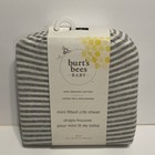 Burt's Bees Baby Organic Cotton 4-Changing Pad Covers & 2-Crib Sheets White Gray — photo 6