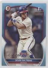 2023 Bowman Draft Sky Blue 392/499 Devin Saltiban #BD-2 14xw