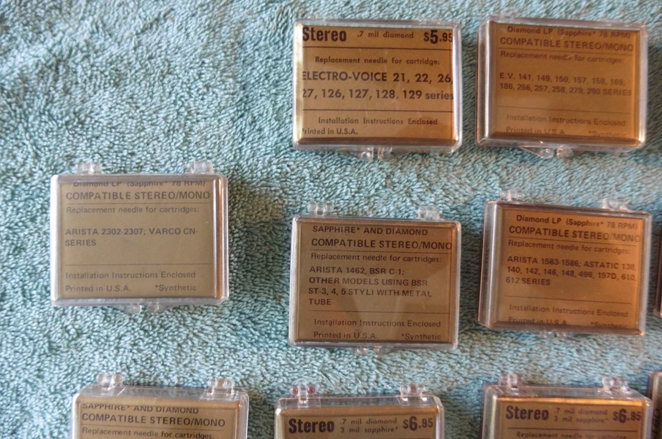 26 Arista Diamond Needle Record Player Phonograph Stylus AR-2D Astatic .7mil VTG - Image 3 of 4