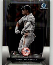 2023 Bowman Chrome Oswaldo Cabrera Rookie #33 RC New York Yankees