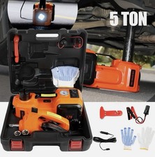 5 Ton 12V Electric Hydraulic Car Jack Lift Kit Impact Wrench for Emergency Tyre