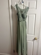 Pistachio Green Azazie Bridesmaid Dress Size 4