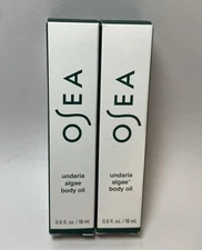 2x OSEA Undaria Algae Body Oil 0.6 fl oz / 18ml each Travel Size NIB