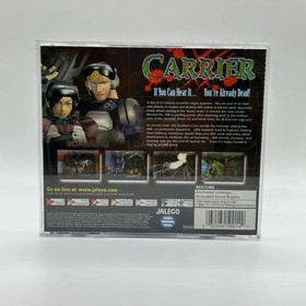 Carrier (Sega Dreamcast, 2000) Jaleco Complete with Manual & Registration Card