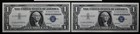 Old Money LOT of 5 consecutive 1935E & 1957B $1 Silver Certificates XF AU CJ8667 — photo 5