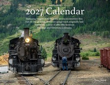 2027 Wall Calendar DURANGO SILVERTON COLORADO HISTORIC STEAM NARROW GAUGE TRAIN
