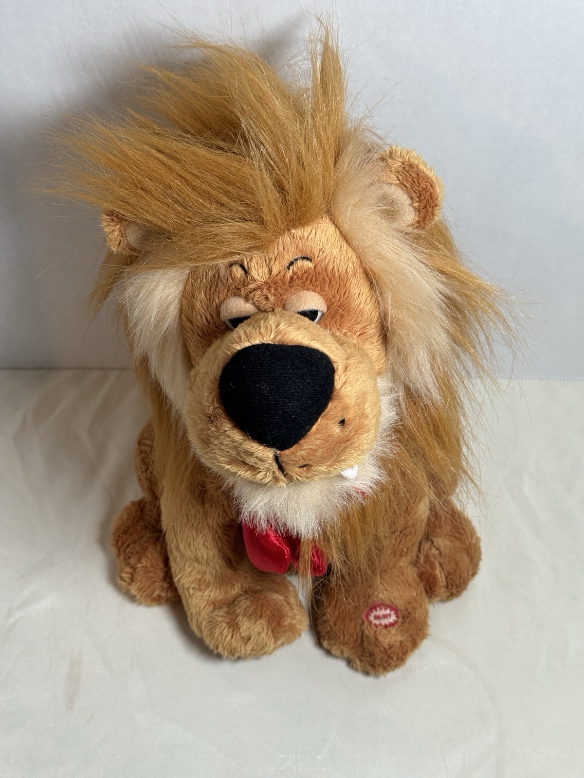 2005 Kids of America Stuffed Plush Lion Hearts Valentine READ!