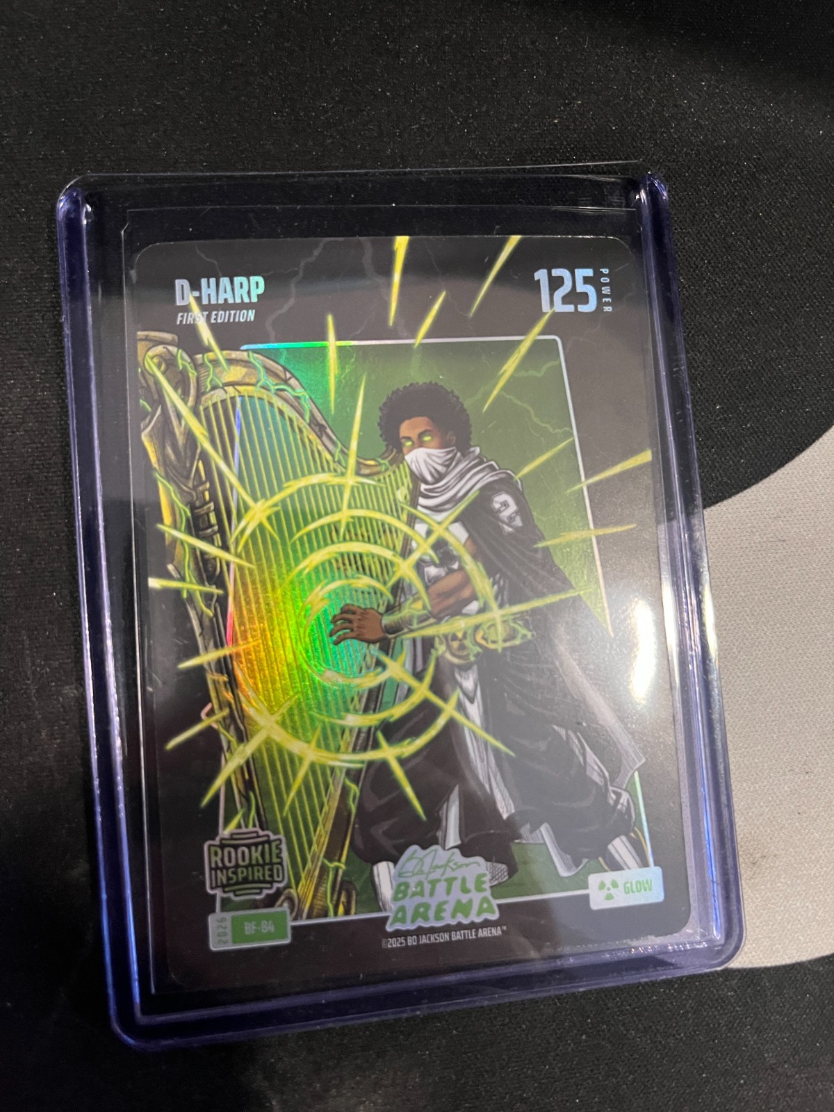 Bo Jackson Battle Arena 2026 D-Harp Glow Battlefoil BF-84 Glow