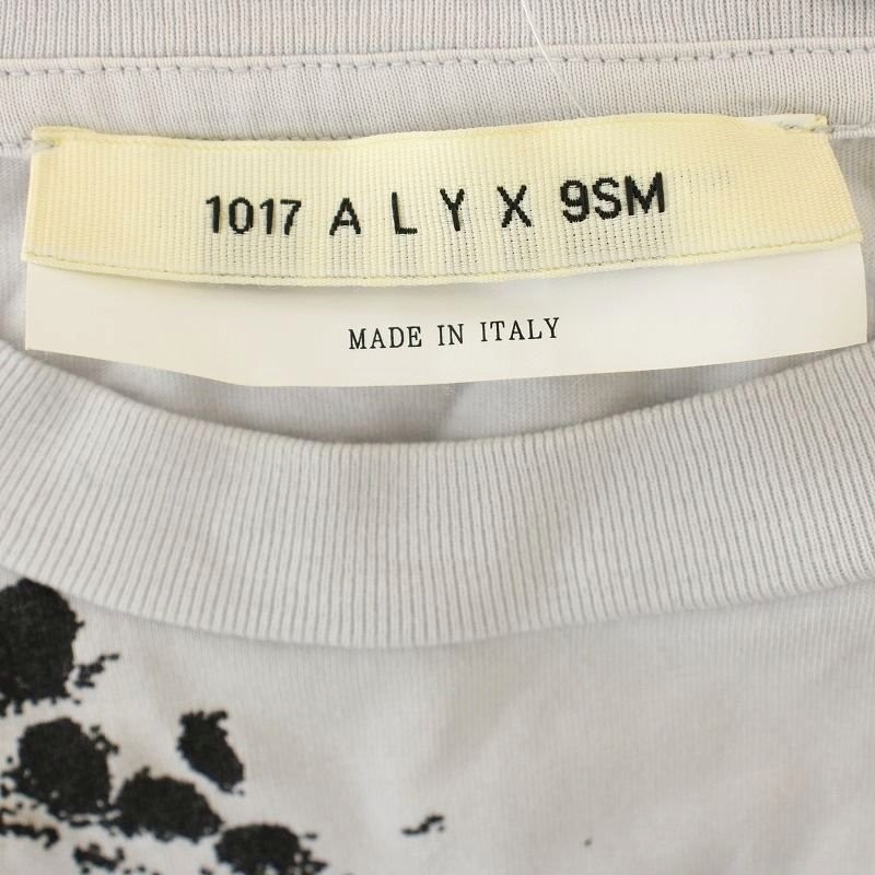 Alyx T-Shirt Snakeskin Python Pattern M Gray 1017… - image 3