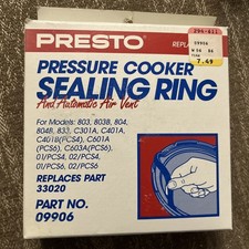 ANILLO DE SELLADO JUNTA DE REPUESTO PARA OLLA ENLATADORA A PRESIÓN PRESTO 09906 Nuevo Antiguo Stock