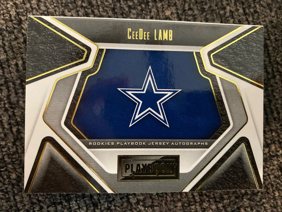 Ceedee Lamb Rookie Auto 2020 Playbook RC /99 RPA SSP Cowboys Mint 🔥🏈💎 - Image 3 of 4