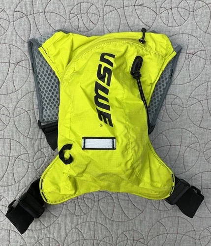 USWE Vertical 4 Hydration Pack Neon No Bladder, for MTB Cycling Trail Running