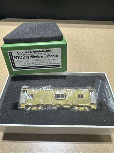 Overland Models Latón OMI-3864 Escala HO Nueva York Central Bay Ventana Caboose Nuevo de Lote Antiguo | Zustand: New