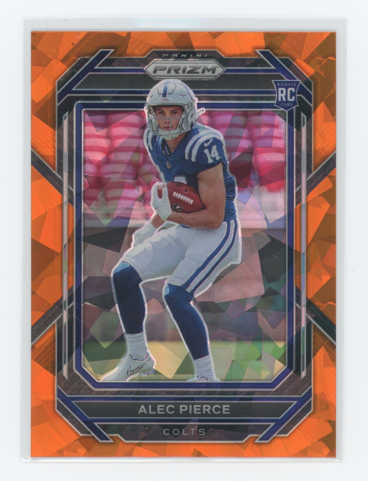 2022 Panini Prizm Alec Pierce Orange Ice Prizm #330 Rookie RC Colts