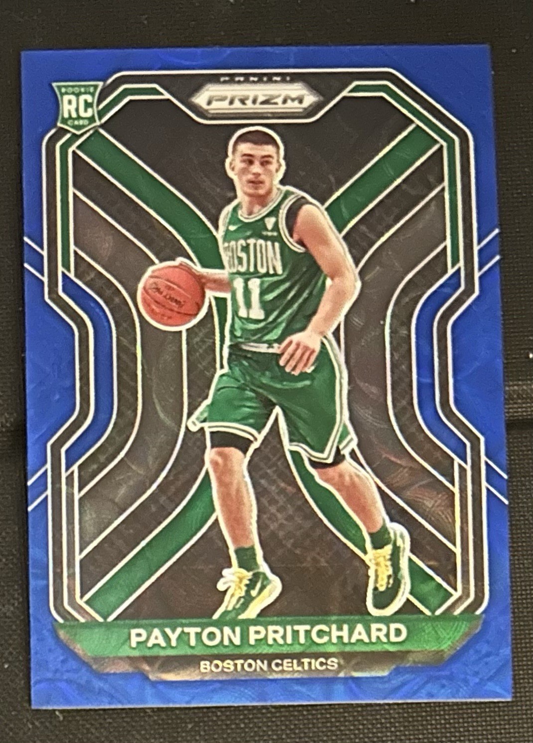 2020-21 Panini Prizm Choice Blue Prizm /49 Payton Pritchard RC #257 Celtics