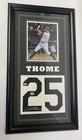 Jim Thome Chicago White Sox Signed Framed Batting Photo Jersey Number Collage — photo 8