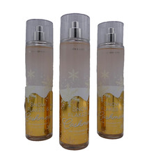 3 Bath  Body Works Snowflakes  Cashmere Fragrance Mist Spray Imperfect Labels