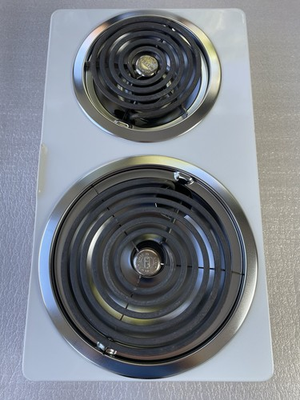 #ad JXDC44 GE Downdraft Cooktop White Coil Burner Module Insert Cartridge Vintage $269.33