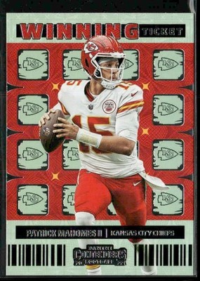 2022 Panini Contenders #WT-PMA Patrick Mahomes II Winning Ticket