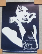 BETTY BLUE..ORIGINAL CINEMA POSTER..TYNESIDE CINEMA NEWCASTLE..FILM..MEMORABILIA