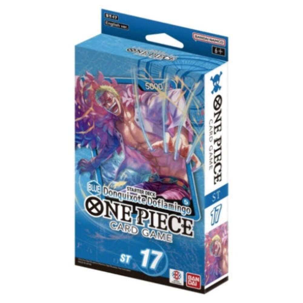 One Piece Card Game Donquixote Doflamingo Starter Deck ST-17 Blue