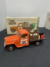 Trustworthy Hardware 1953 Jeep Willys Stake Bed Truck Liberty Classics Diecast