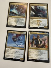 Magic The Gathering MTG White Blue Mythic Lot 4 Dragonlord Ojutai Teferi Cards