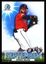 2023 Topps Bowman Chrome George Valera #SOS-9 Guardians Sights on September