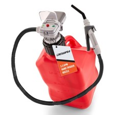 Deway Automatic Fuel Transfer Pump w/Hand-Trigger Nozzle, AA Battery Powered,...
