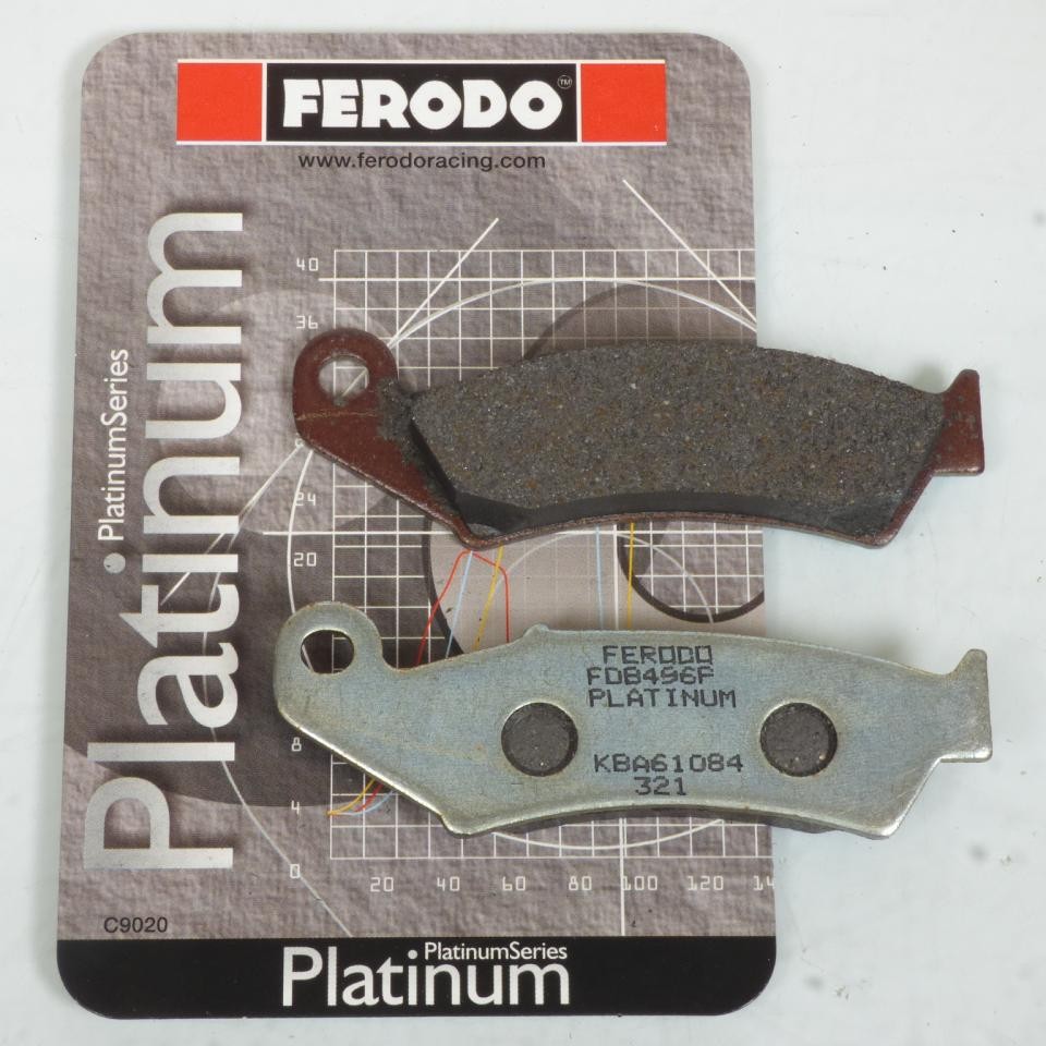 Plaquette de frein Ferodo haute durabilité pour moto Honda 400 VFR AR