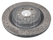 2x FEBI BILSTEIN Bremsscheibe 107712 f&uuml;r MERCEDES GLE KLASSE GL W166 GLS C292