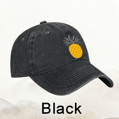Pineapple Icon Baseball Cap Tropical Fruit Adjustable Dad Hat