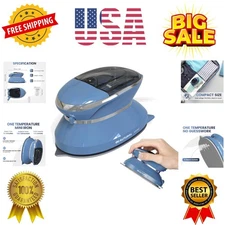 Mini Travel Steam Iron for Clothes with Dual Voltage, Non-Stick Soleplate, On...