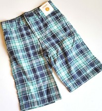 Gymboree Boys sz 5 Deep Sea Adventure Plaid Bermuda Shorts NWT 2011