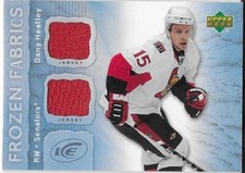 2007-08 Upper Deck Ice DANY HEATLEY Frozen Fabrics jersey card
