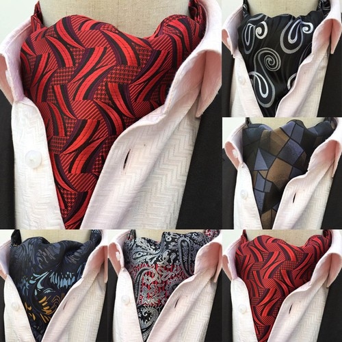 Para Hombres Paisley Floral Rejillas Geométricas Corbata Ascot Corbata Bufandas Prendas para el Cuello Corbatas - Imagen 1 de 6