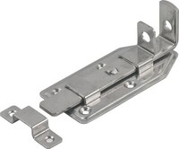 TüRriegel LäNge 120 Mm Breite 56 Mm Edelstahl Vormann