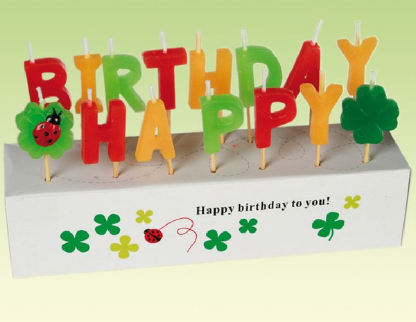 Geburtstagskerzen Happy Birthday Tortenkerzen Kuchen Kerzen Geburtstag Kinder-image