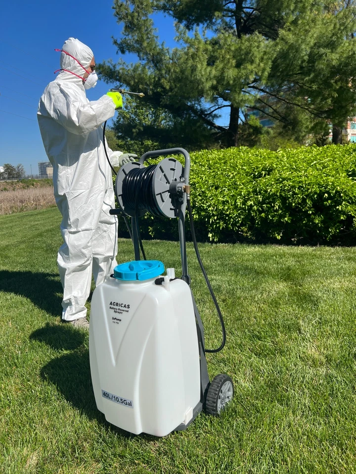 Pulverizador de carro AGRICAS AG2004 alimentado por batería 10,5 galones 110 PSI Foto 2 de 4