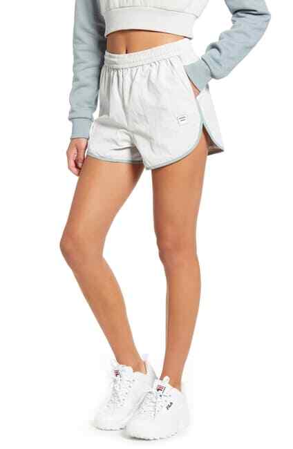 Pantaloncini da pista in nylon Kati Fila USA nuovi senza etichette S $40